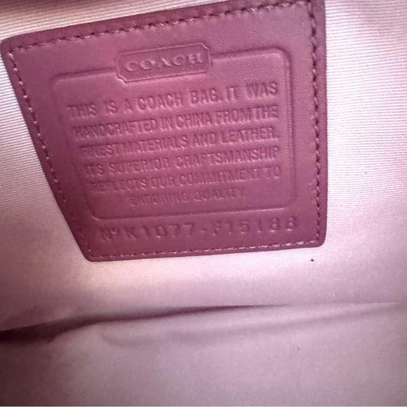 Coach Travel Bag Signature Canvas Leather Diaper Bag - Picture 13 of 13